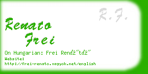 renato frei business card